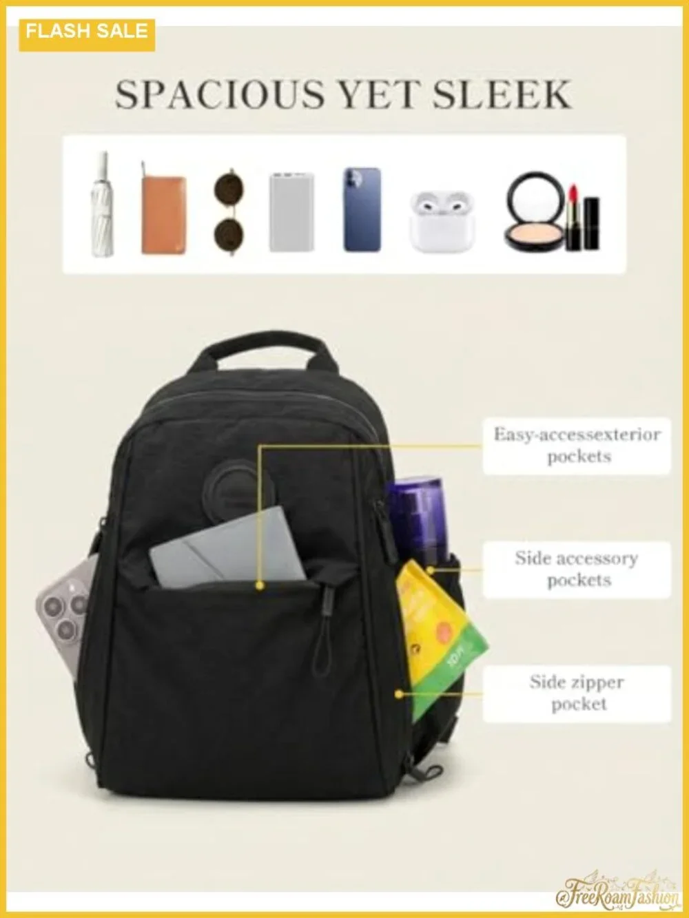 Mini Nylon Convertible Backpack Crossbody Sling Bag Lightweight Travel Daypack